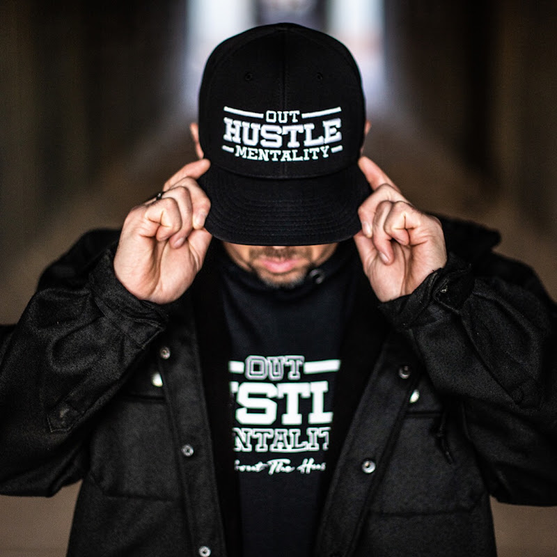 Out Hustle Mentality snapback and tee