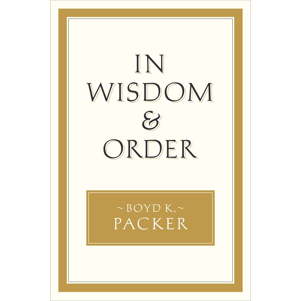 In Wisdom and Order