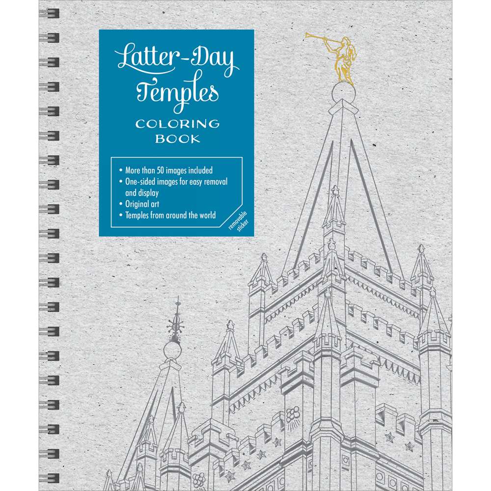 Latter-day Temples Coloring Book