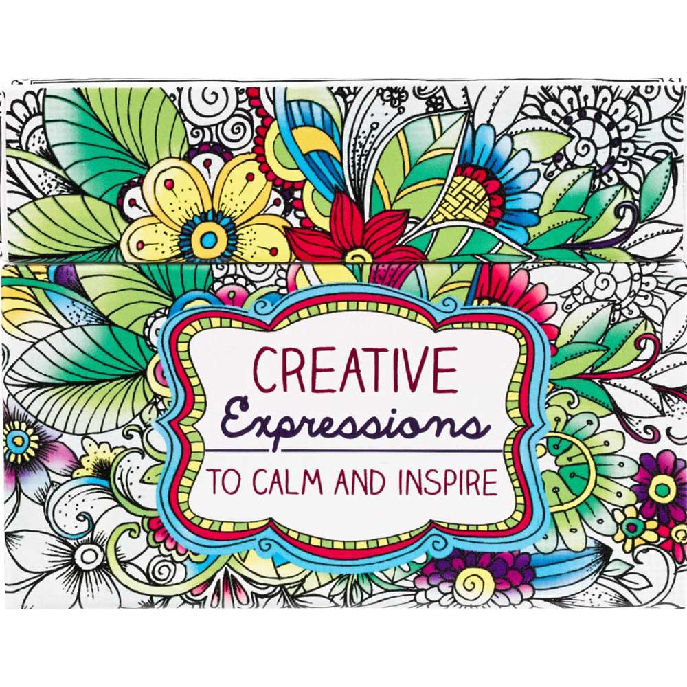 Creative Expressions to Calm and Inspire Boxed Coloring Cards - CHRISTIAN ART & GIFTS