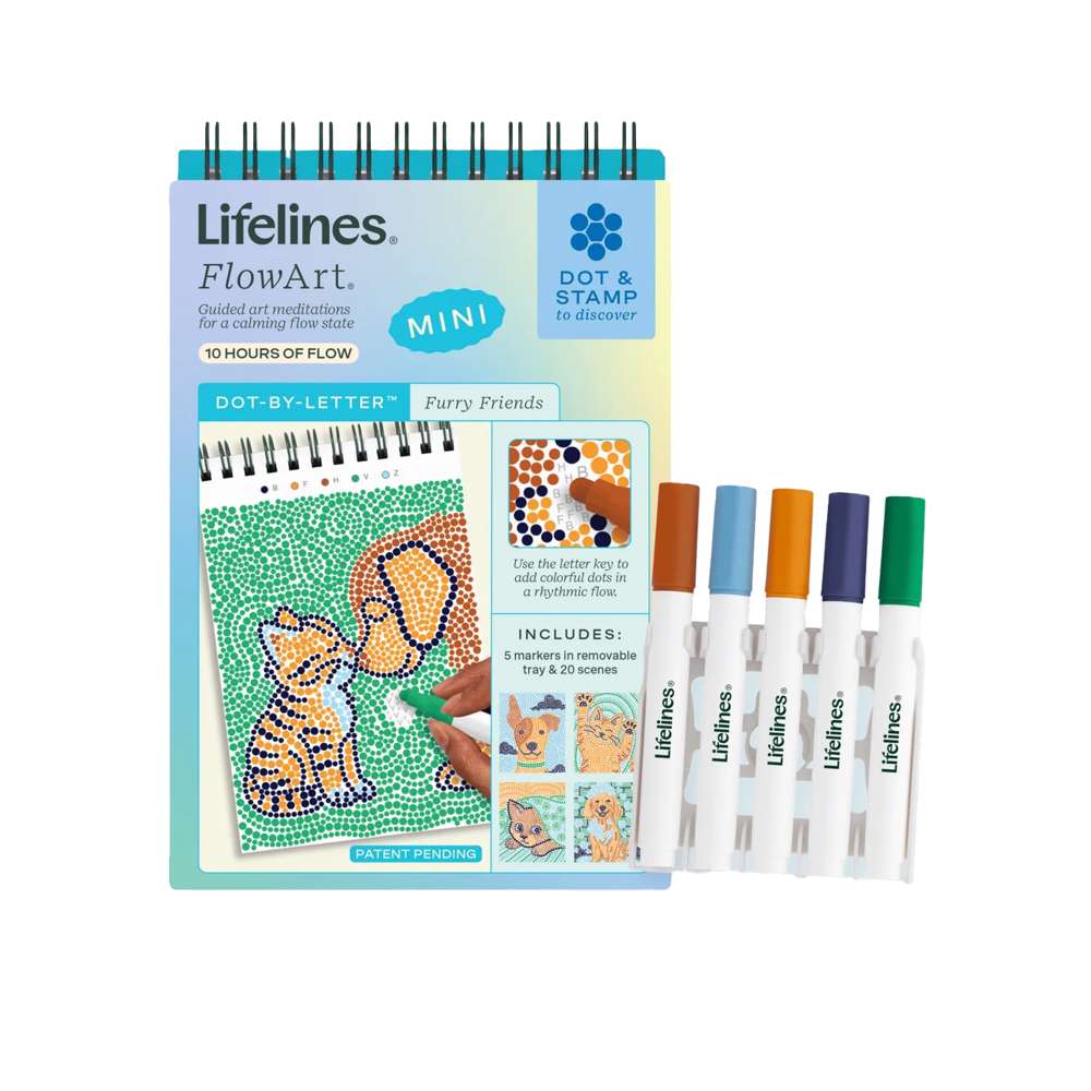 FlowArt Mini Dot-by-Letter Furry Friends - Lifelines