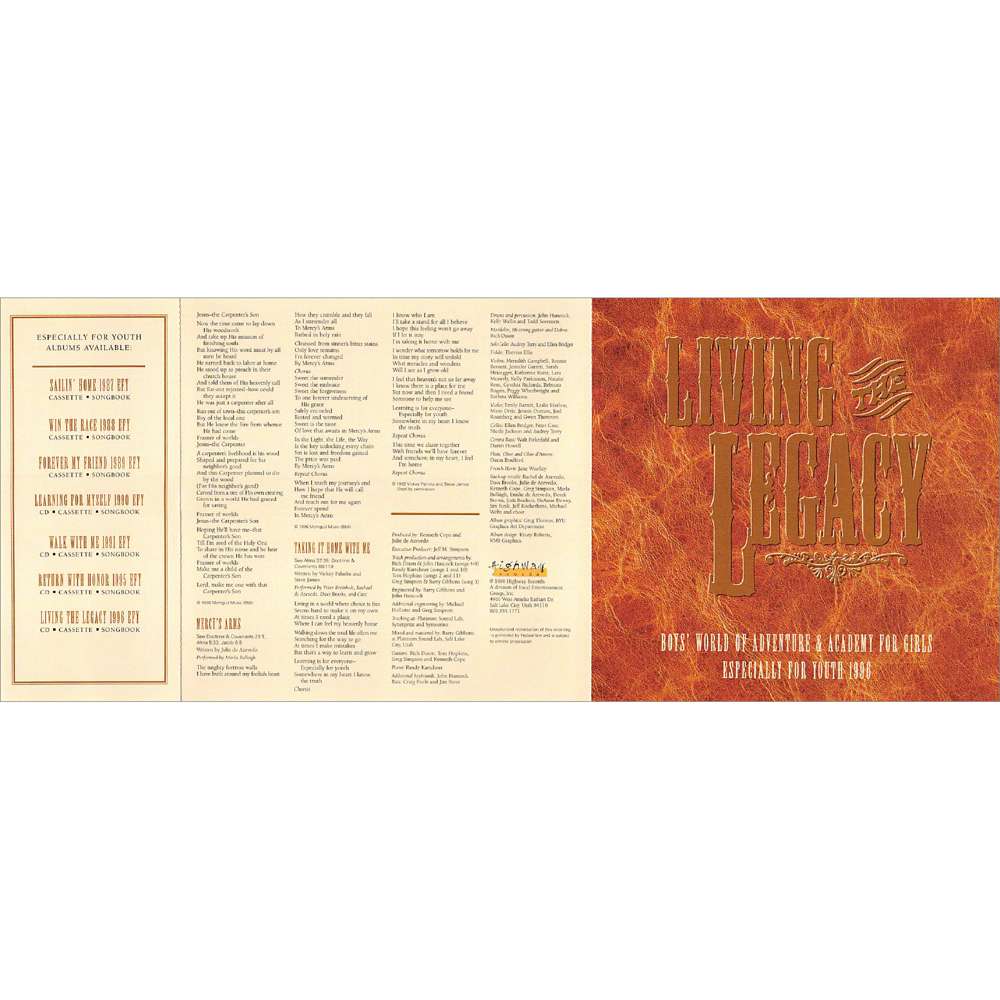 Living the Legacy: Especially for Youth 1996 - VARIOUS