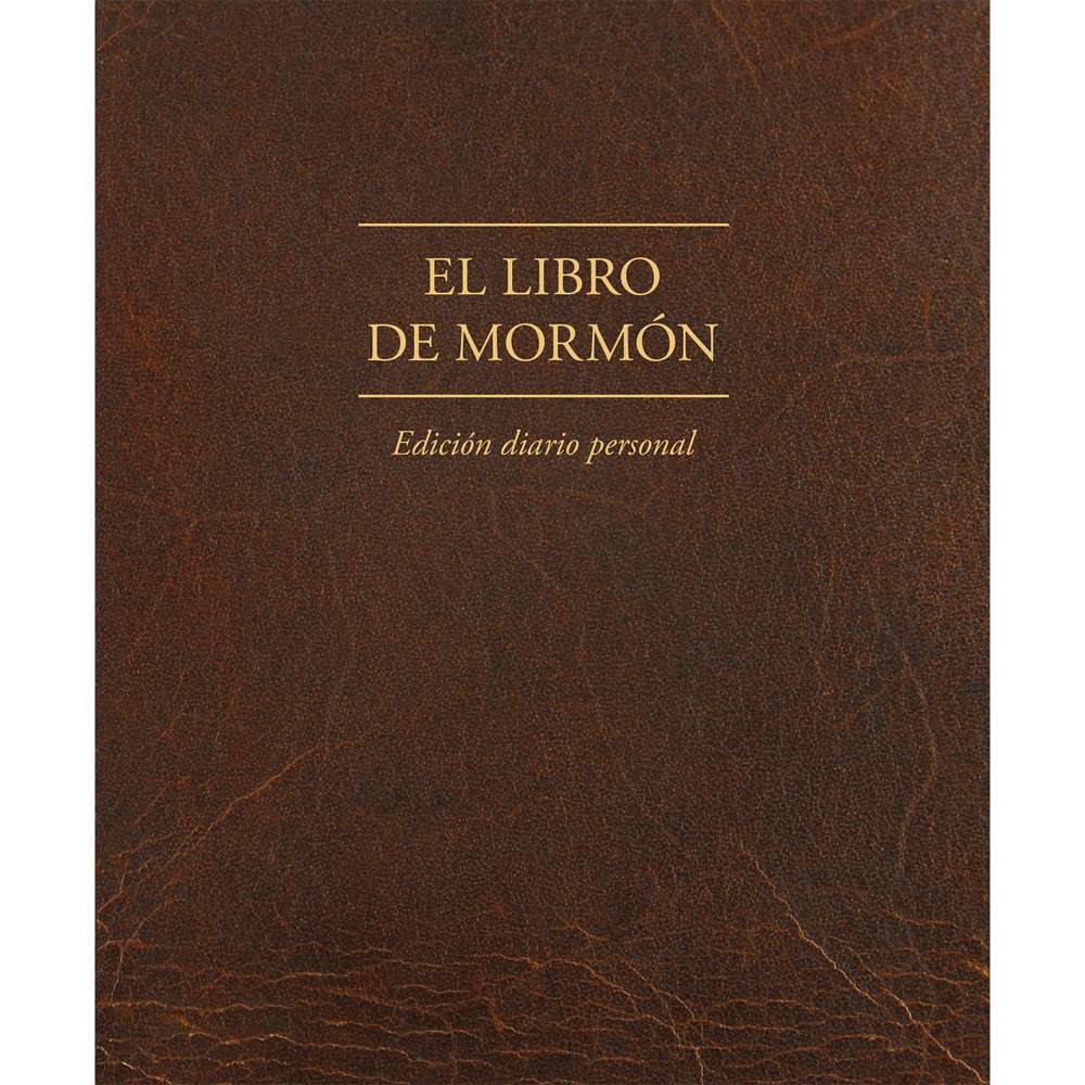 The Book of Mormon, Journal Edition, Brown (No Index) (Spanish) - Deseret Book