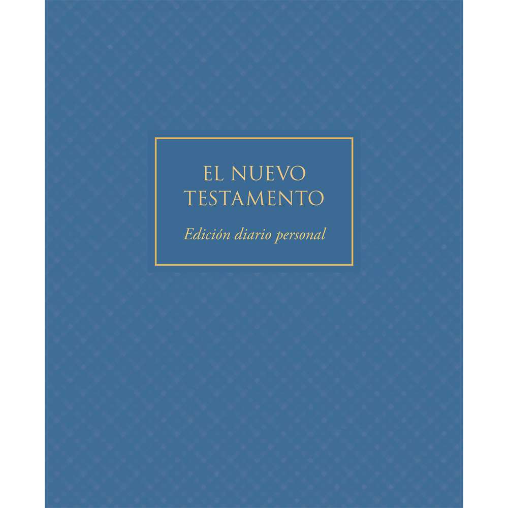 The New Testament, Journal Edition, Blue (No Index) (Spanish) - Deseret Book